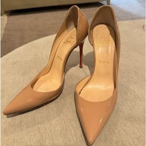 Christian Louboutin Iriza 100 Patent Nude